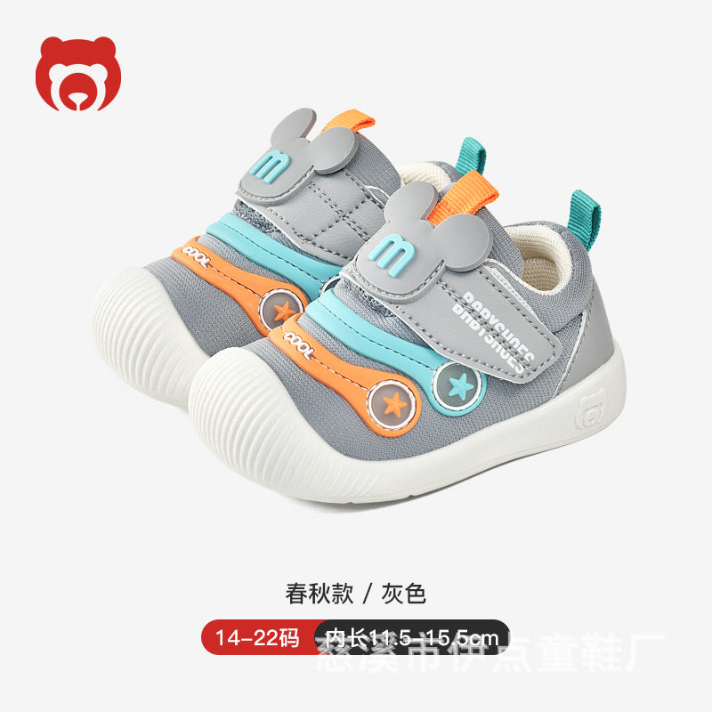 Toddler shoes for boys, spring and autumn, 0-1-2 years old, soft sole infant shoes, children's shoes, infant and toddler shoes for girls