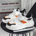 Men's spring trendy versatile low-top casual sneakers, student sports thick-soled height-increasing white trendy shoes, popular online bestseller