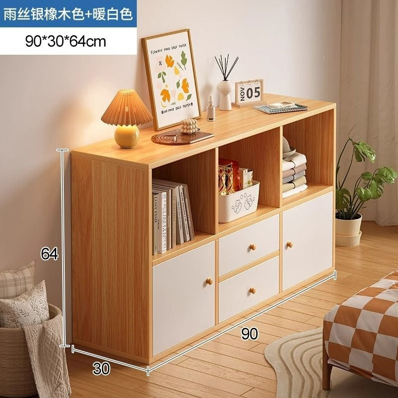 Bookshelf kindergarten reading rack multifunctional simple storage cabinet living room storage cabinet for home floor-standing storage rack