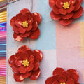 Manufacturer iron art flower ornaments home crafts metal ornaments jewelry iron art simulation ground plug courtyard decoration