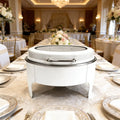 Hydraulic visible stainless steel buffet stove, alcohol heated buffet stove, hotel high-end insulation stove