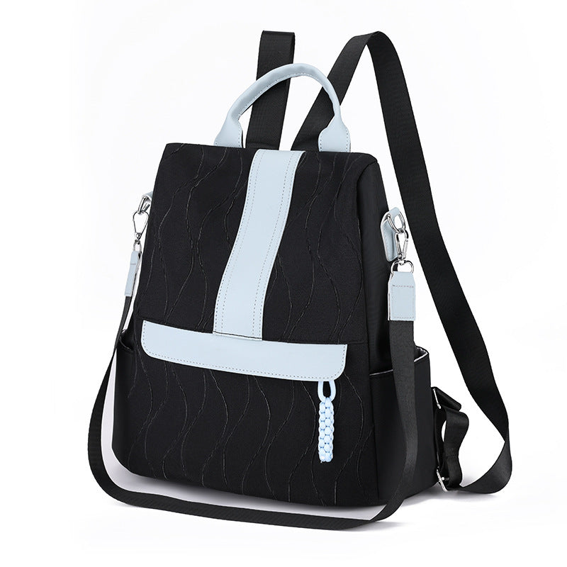 Spring and summer fashion trends Internet celebrities shake fast with the same real shot practical double shoulder shoulder backpack women's bag factory direct sales