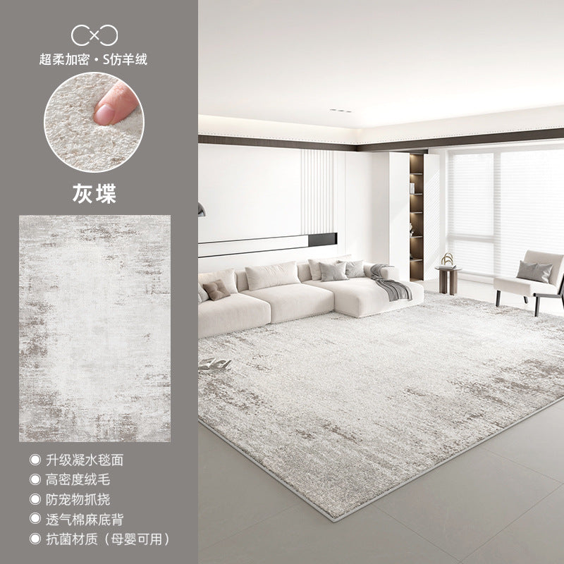 Distributed carpet living room new arrival no-wash and wipeable accessible luxuryclassy waterproof and stain-resistant floor mat modern casual bedside blanket