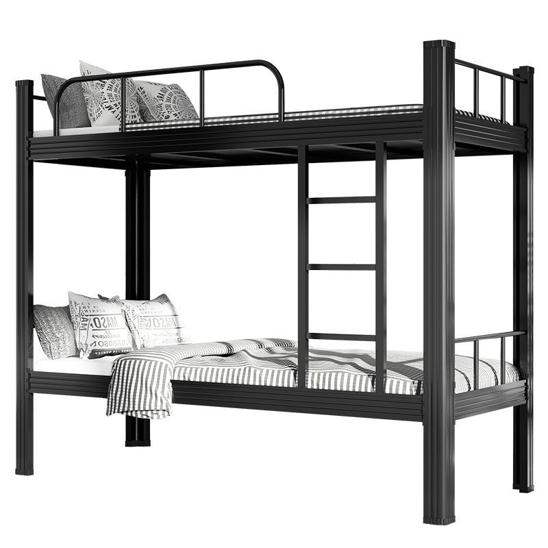 Double bunk bed, ideal for student dorms, employee housing, or hotel/apartment dormitories. features a sturdy iron frame and is suitable for both upper and lower bunks