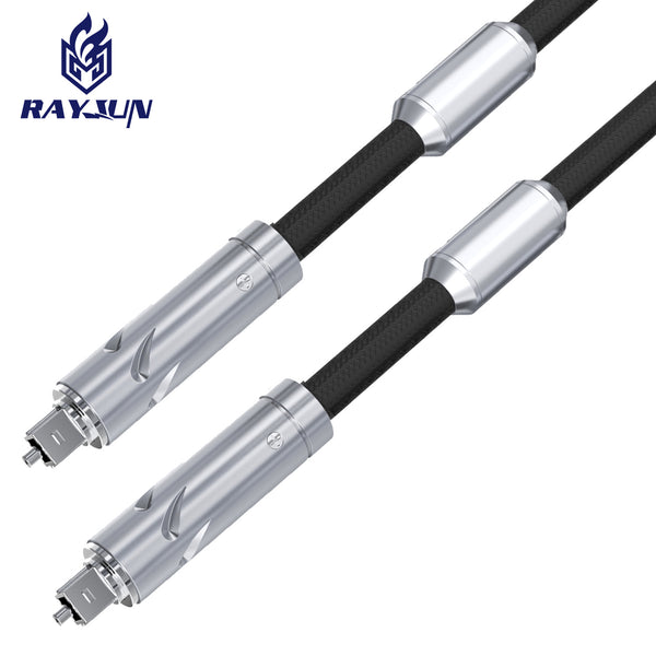 Brand private mode audiophile grade optical fiber audio cable TV echo wall audio speaker power amplifier cable optical fiber