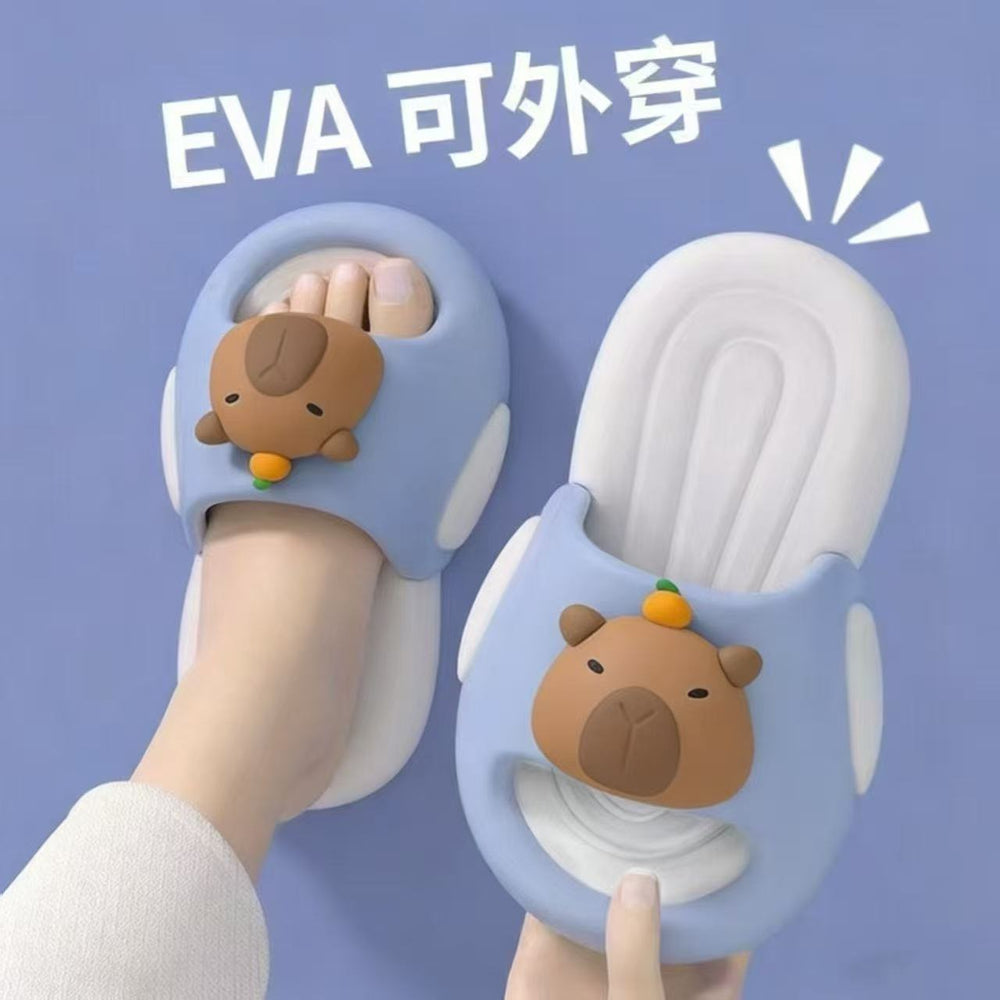 Eva unicorn kids' slippers - princess style, non-slip, breathable, odor-resistant, soft sole, baby outdoor sandals for girls