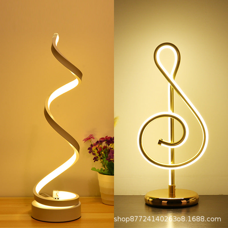 Minimalist chic bedside lamp - nordic design, artistic usb rechargeable touch & remote control desk lamp for bedroom study