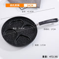 medical stone four-hole frying pan for home breakfast omelette pan egg burger frying pan factory direct supply wholesale
