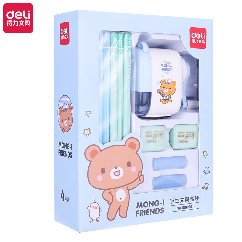 Deli 68896 Stationery Set Primary School Season Stationery Gift Pack June 1st Children's Day Prizes Gift Box Gift
