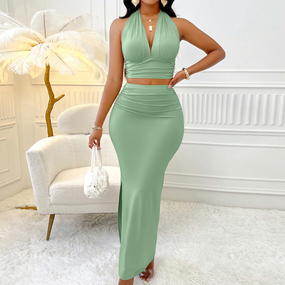 Shanuo independently develops original European and American women's clothing  temu new long dress hip dress