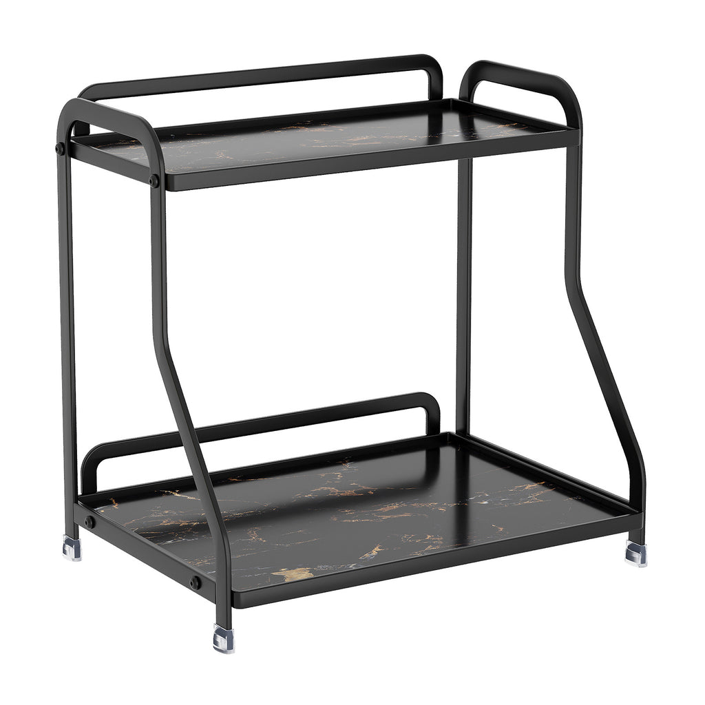 Cross-border cosmetics storage rack, stone pattern desktop skin care product shelf, bathroom dresser, perfume storage box.