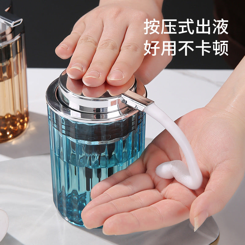 Travel toiletry cup suit shampoo shower gel hand sanitizer press foamer refill bottle facial cleanser foamer