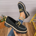 spring/autumn new arrival: plus size chunky sole loafers for women, sizes 36-43. wholesale available. perfect for  and  dropshipping