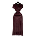 New chinese retroelegance flower sleeveless dress women's spring k-stylehigh waist waist a-line skirt work clothing