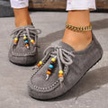 Exportretro beaded baotou boken half slippers for women new arrival slip-on plus sizethick sole mules wholesale