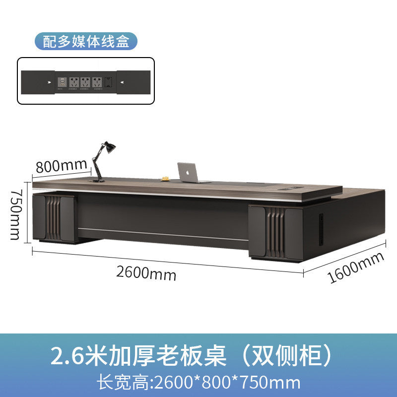 Boss table accessible luxury office table and chair combination executive table casual modern manager desk high-end executive furniture
