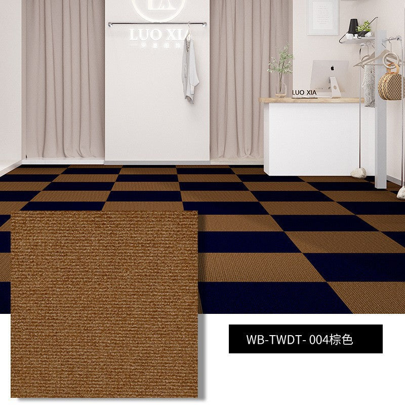 Wholesale splicing carpet square blanket non-slip living room bedroom children's room sound insulation floor mat dirt-resistant cat scratch self-adhesive carpet