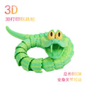 3d printed snake green 60cm
