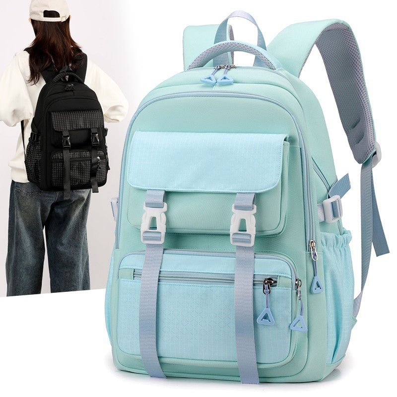 Cross-border new primary school students backpack women's outdoor sports and leisure travel backpack multi-layer storage junior high school backpack