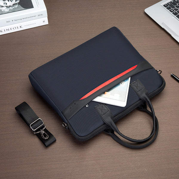 Yiyunchen Men's Briefcase Customized Business Document Bag Women's Commuter Handbag Official Meeting Bag Briefcase