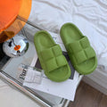 New eva cloud slides: stylish, comfortable, and non-slip summer slippers for women and men. perfect for indoor, bathroom, and outdoor wear. odor-resistant and ideal for couples