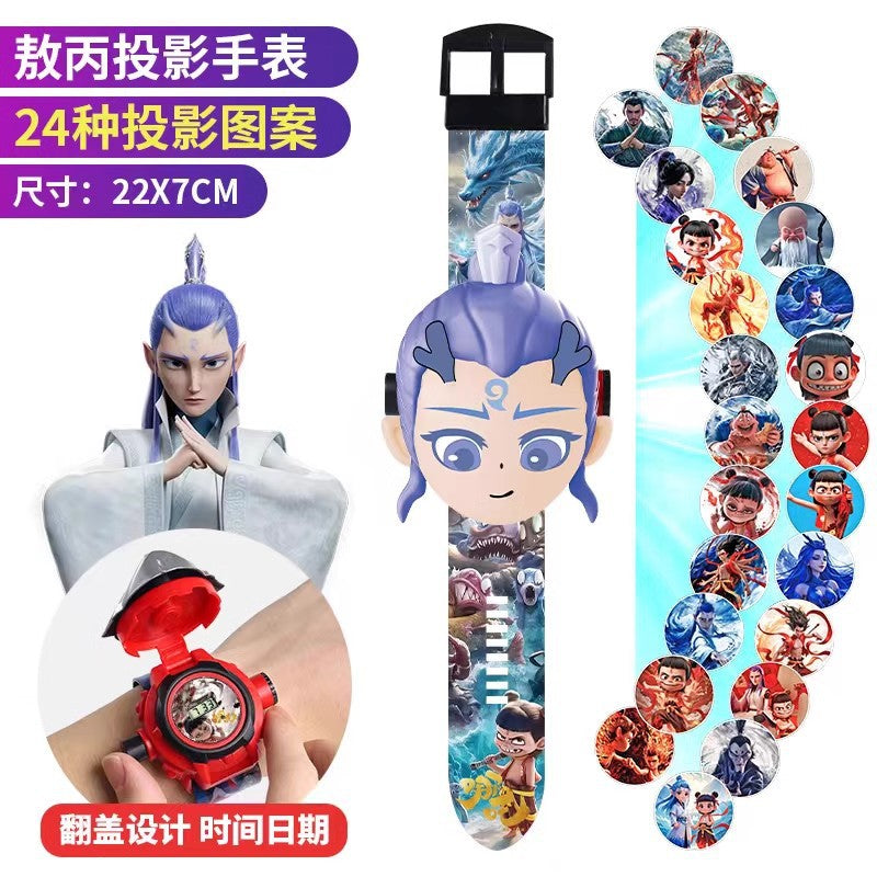 Kuromi projector watch - cartoon electronic light-up toy, creative gift, children's educational electronic watch gift