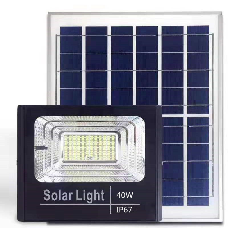 Cross-border integrated LED street light outdoor lighting solar floodlight 200W garden light floodlight emergency light