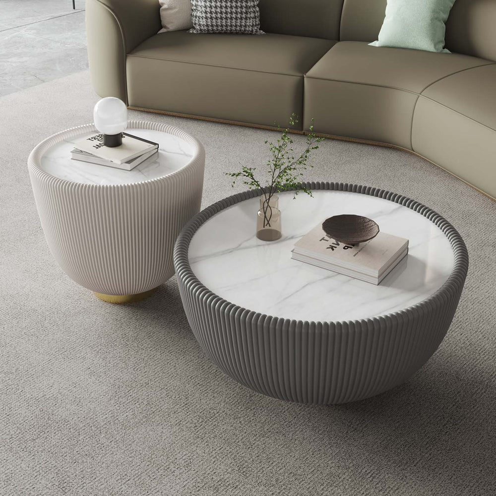 Designer slate coffee table popular small coffee table for home living room accessible luxury modern classy sense size combination coffee table