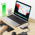 high-definition 4k60h hub 9-in-1 usb expander multi-interface notebook type-c docking station