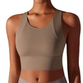 Customizable sports bra - figure-flattering, slimming, and back-supporting workout top for yoga and fitness - women's bra