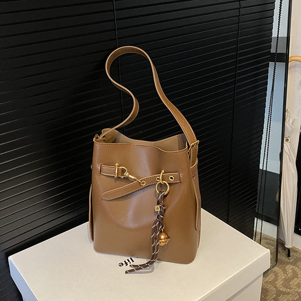 Premium commuter bag women's autumn 2025 trendy fashion retro versatile shoulder bag large capacity tote bag