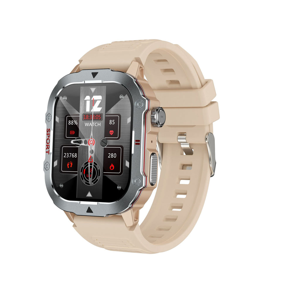 New summer high-precision outdoor sports waterproof smartwatch with call function, heart rate, blood pressure, sleep monitoring, and bluetooth connectivity