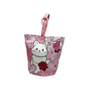 Kids hand-held lunch bag cute forest style lightweight work satchel bag for mothers to travel large capacity canvas bucket bag