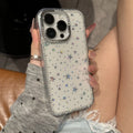 Suitable for iphone17 mobile phone case 16promax diamond protective case 15 apple 13/12 flash diamond star hard case