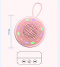 Longweishi d3 wireless bluetooth illuminated mini speaker - stylish color-changing lights, deep bass, tws interconnect, outdoor speaker