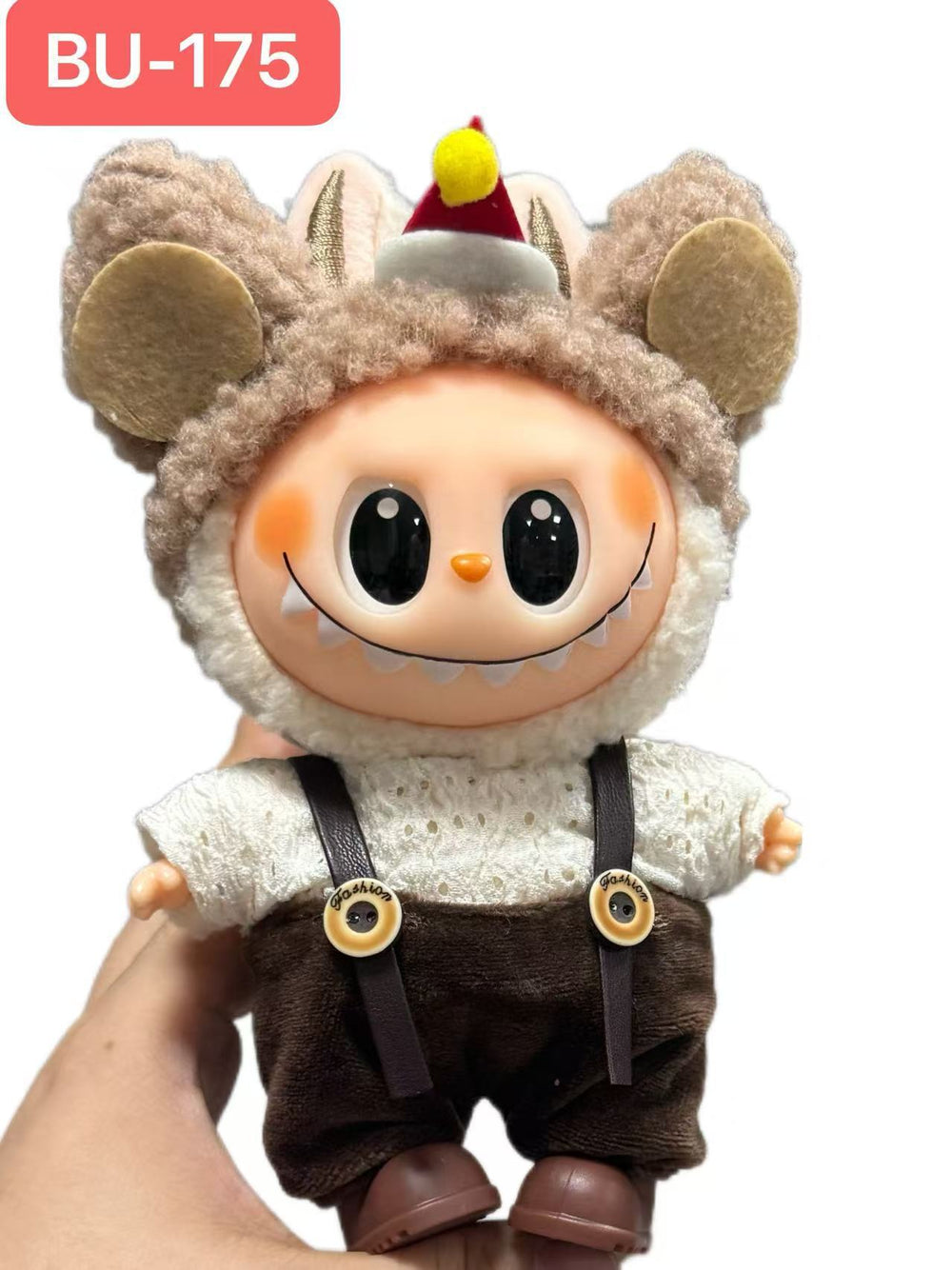 Only clothes labubu baby clothes labubu clothes 17cm first, second and third generation stuffed doll dress up sports suit
