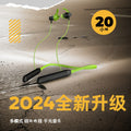 Neckband in-ear bluetooth earphones: fast charging, extended battery life, ultra-low latency, deep bass, premium sound quality, new model - noble black