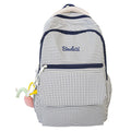 The upper body of the schoolbag is so comfortable. k-style cute style backpack comes with free pendant. large capacity for girls. wholesale. easiest for match