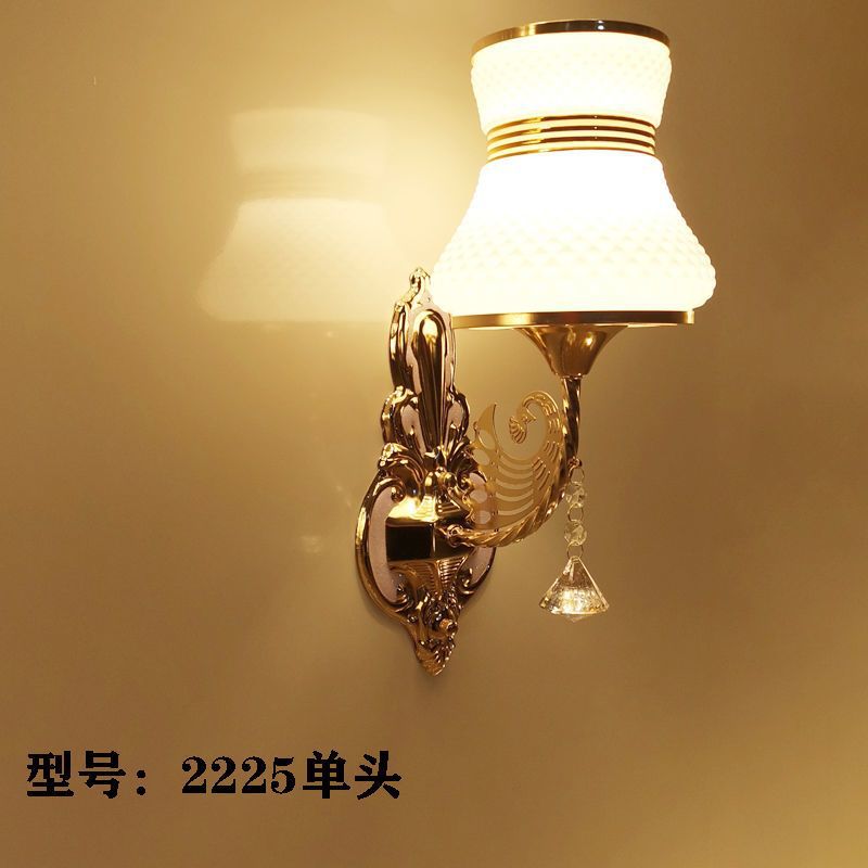European style wall lamp - bedroom bedside light, modern minimalist aisle light, creative hotel living room corridor wall lamp, stairway light