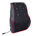 Lumbar massager backrest cushion electric heating pillow for back, cervical spine, neck, and shoulder massage - home use lumbar support