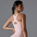 Big sale cross-border patchwork seamless back mid-length sports intimates bra sports running fitness yoga vest