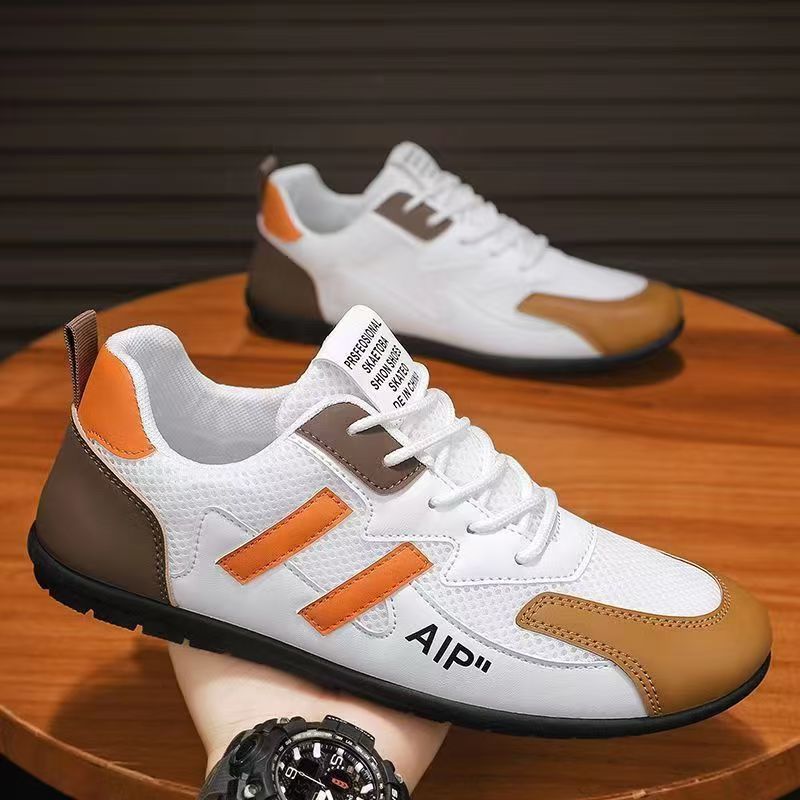 Loafers men's winter 2025 new casual driving shoes lace-up sneakers men's running versatile student trendy shoes