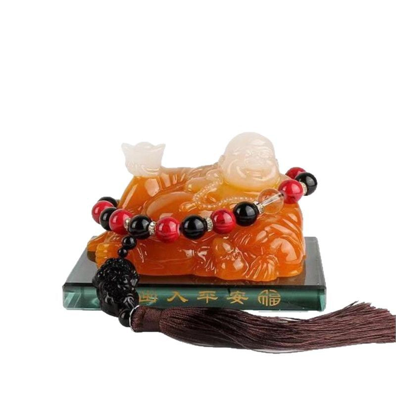 Car pendant car pixiu gear hanging transfer beads imitation obsidian car pendant rearview mirror decoration supplies