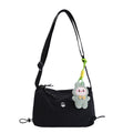 Women's casual crossbody bag - 2026 spring/summer new arrival - wide strap versatile canvas bag - large capacity commuter shoulder bag