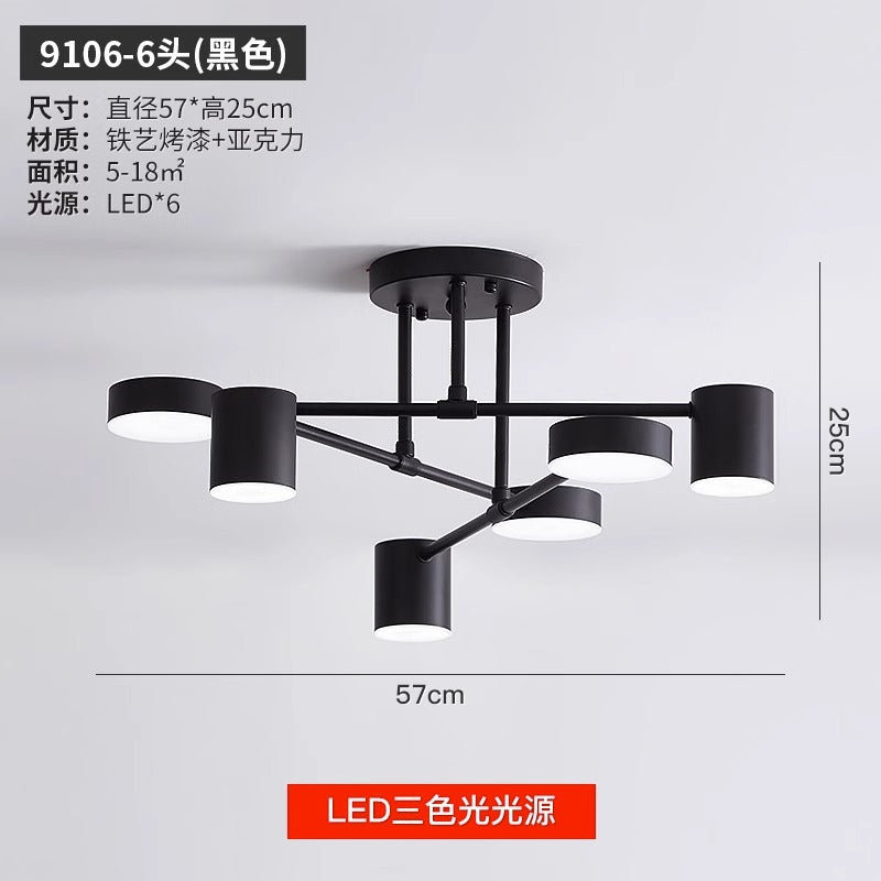 export european style living room chandelier post-modern casual three-head dining room master bedroom for home high-end scandinavian lamps