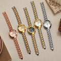 e-commerce hot-selling minimalist style women's watch, niche luxury, high-end design, diamond-faced wristwatch, manufacturer wholesale