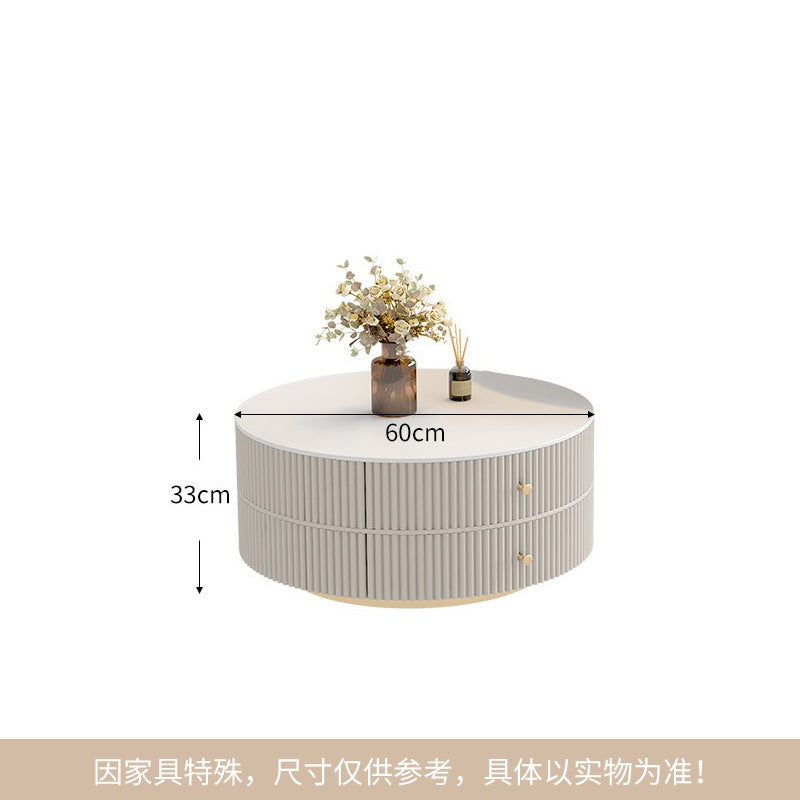 A slate coffee table living room for homecasual modern small apartment cream style accessible luxury round coffee table table combination