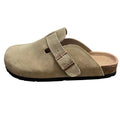 Birkenstock boots women's 2025 new spring closed-toe half-slipper outdoor thick sole slip-on flat lazy sandals