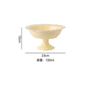 9inch fruit plate combination yellow