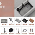 New arrival slag sink large single slot thickenedsus304 stainless steel for home kitchen sink sink sink
